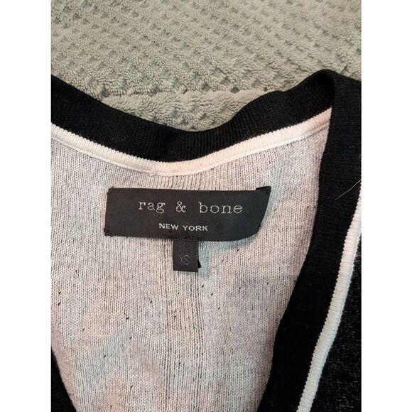 Rag and Bone Women's XS Wool Blend Grey Sweater Style Dress Long Sleeves Mini - Picture 3 of 6